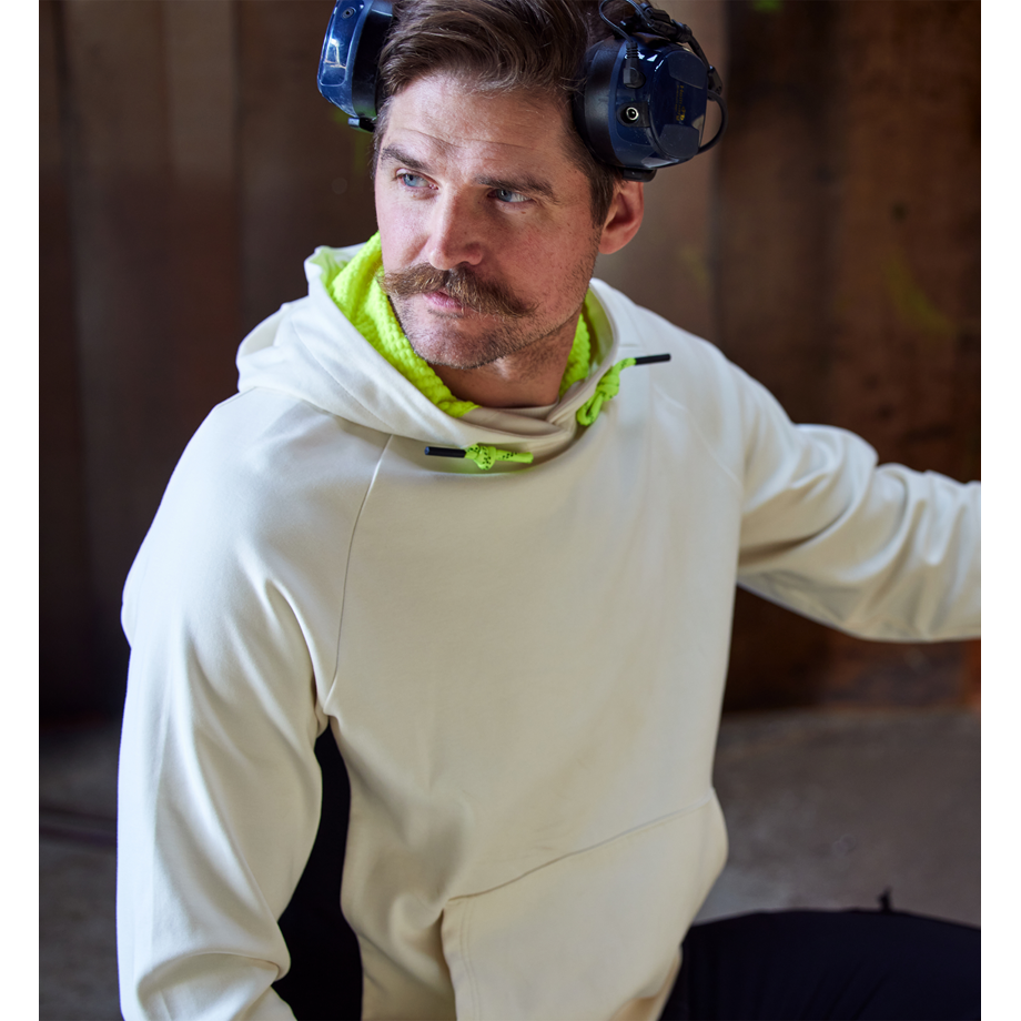Stretch sweatshirt med huva 7870 GKC