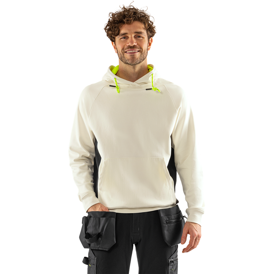 Stretch sweatshirt med huva 7870 GKC