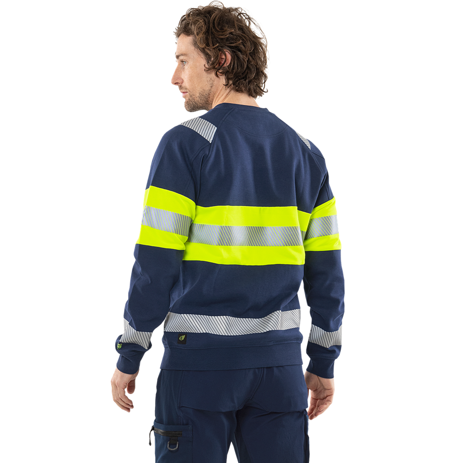 Varsel Green sweatshirt stretch 7530 GKC, klass 1