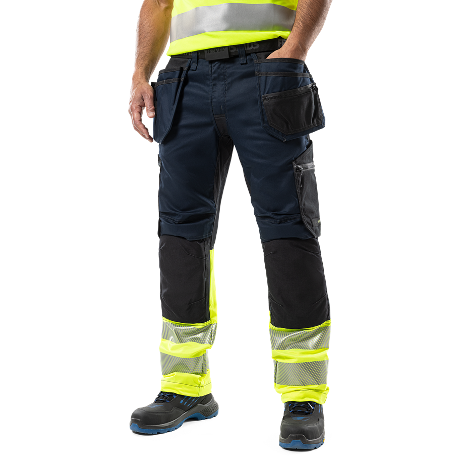 Varsel Green hantverkarbyxa stretch 2906 GWM, klass 1