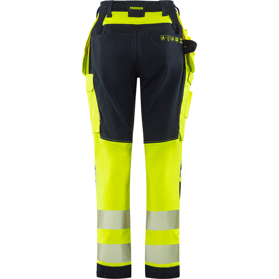 Flamestat Green hantverkarbyxa stretch aramid 2943 GFS klass 2, dam