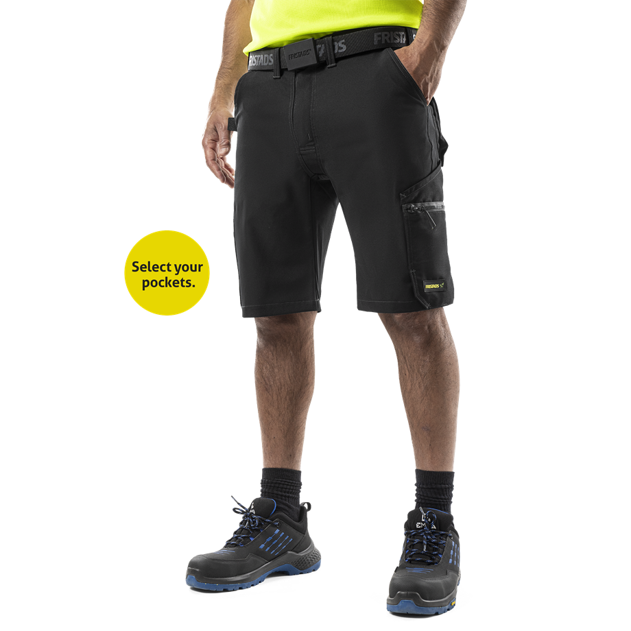 Flex hantverkarshorts stretch 2803 GHST