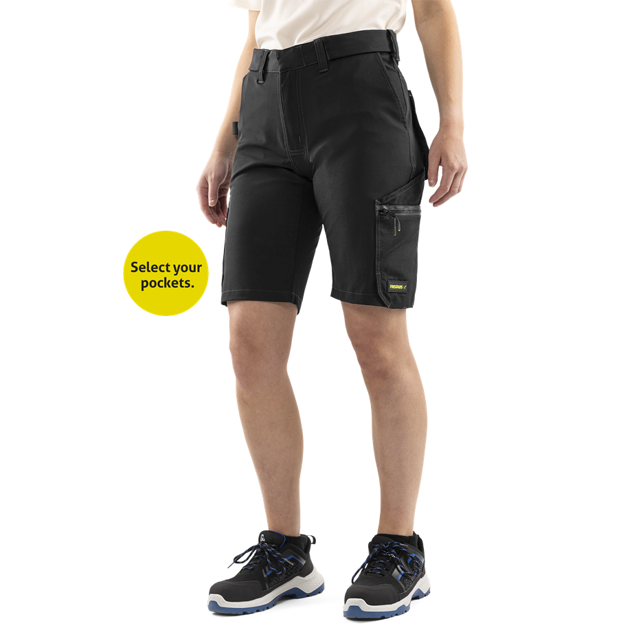 Flex hantverkarshorts stretch 2804 GHST, dam