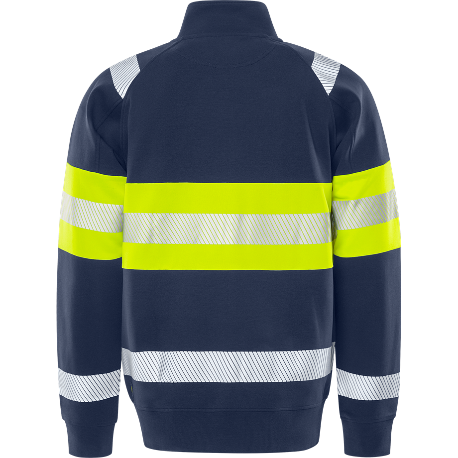 Varsel Green sweatshirt-jacka stretch 7531 GKC, klass 1
