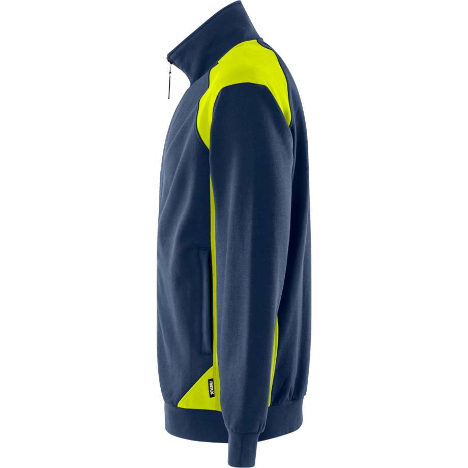 Green sweatshirt-jacka 7248 GSM