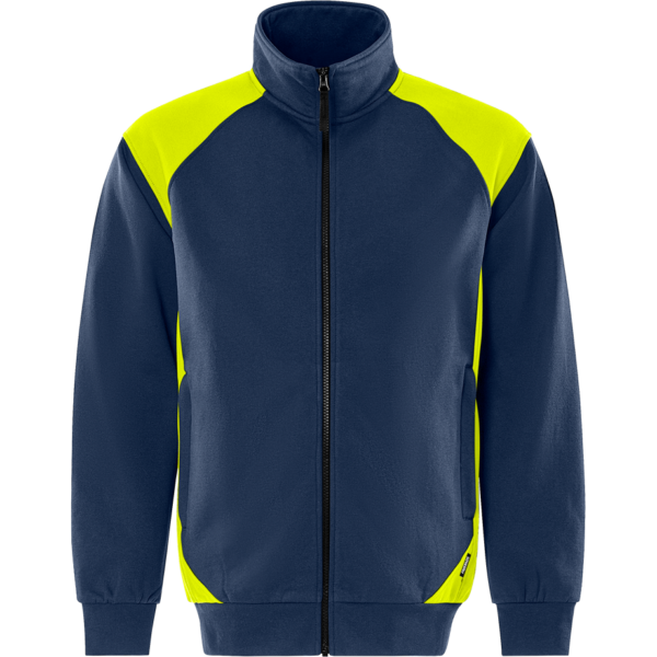 Green sweatshirt-jacka 7248 GSM