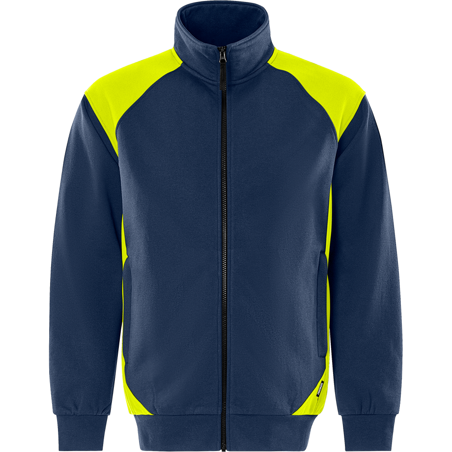 Green sweatshirt-jacka 7248 GSM