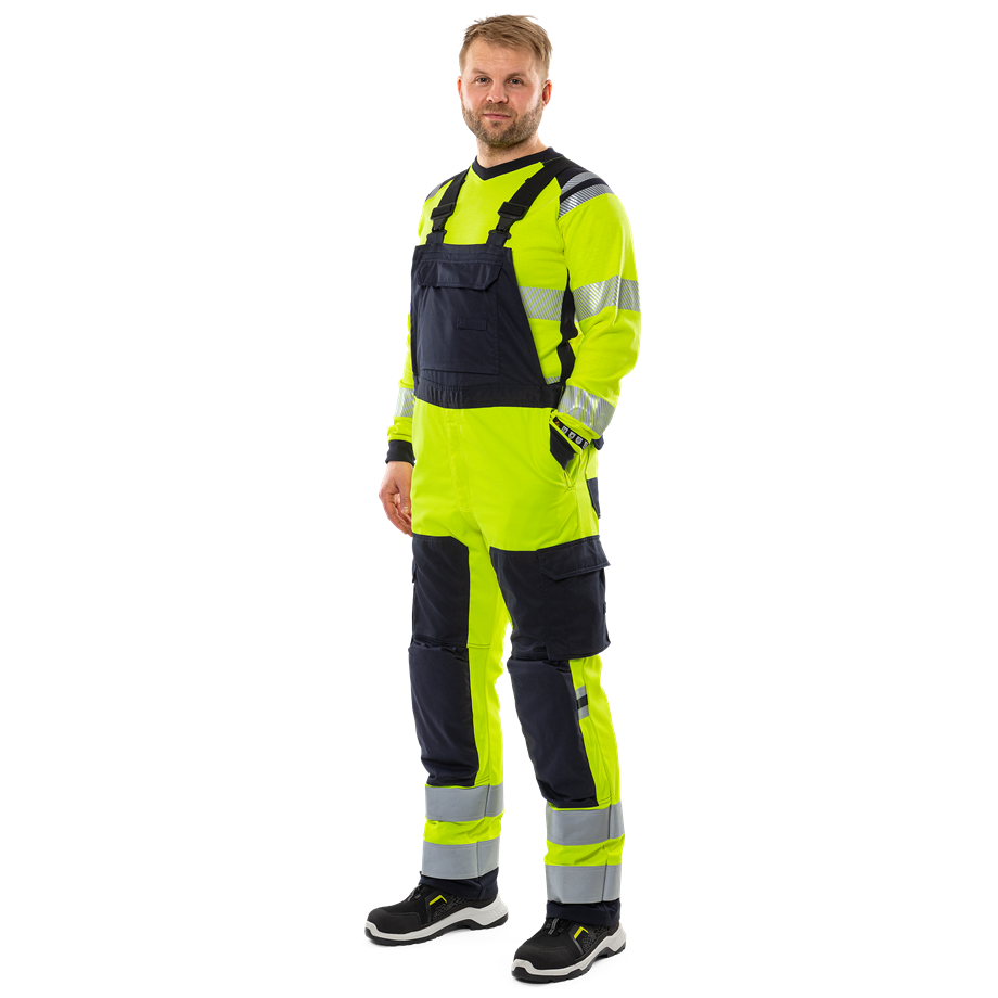 Flamestat hängslebyxa stretch 1169 ATHF, klass 2