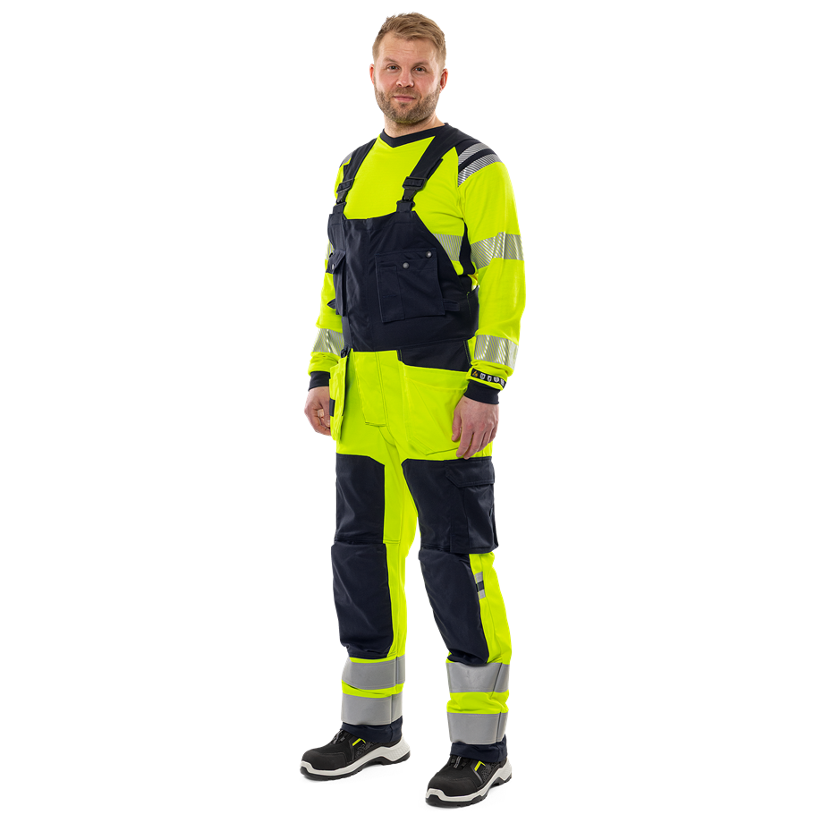 Flamestat hängslebyxa hantverk stretch 1170 ATHF, klass 2