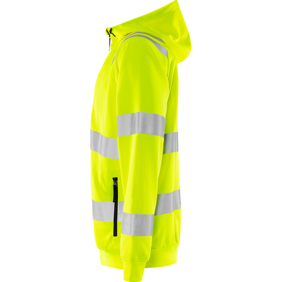 Varsel Green sweatshirt-jacka med huva 7865 GPSW, klass 3