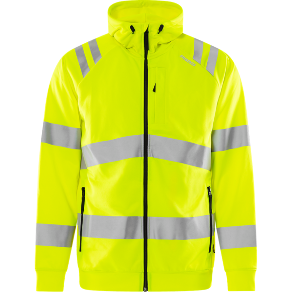 Varsel Green sweatshirt-jacka med huva 7865 GPSW, klass 3