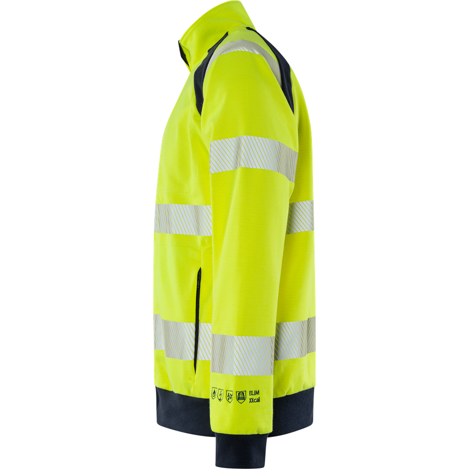 Flamestat sweatshirt-jacka 7953 GFSW, klass 3