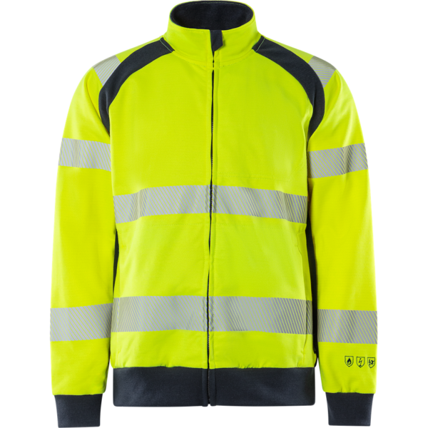 Flamestat sweatshirt-jacka 7953 GFSW, klass 3