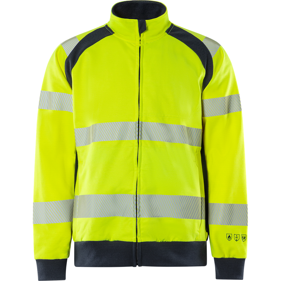 Flamestat sweatshirt-jacka 7953 GFSW, klass 3
