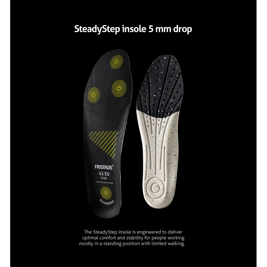 Fristads SteadyStep innersula, 5 mm drop
