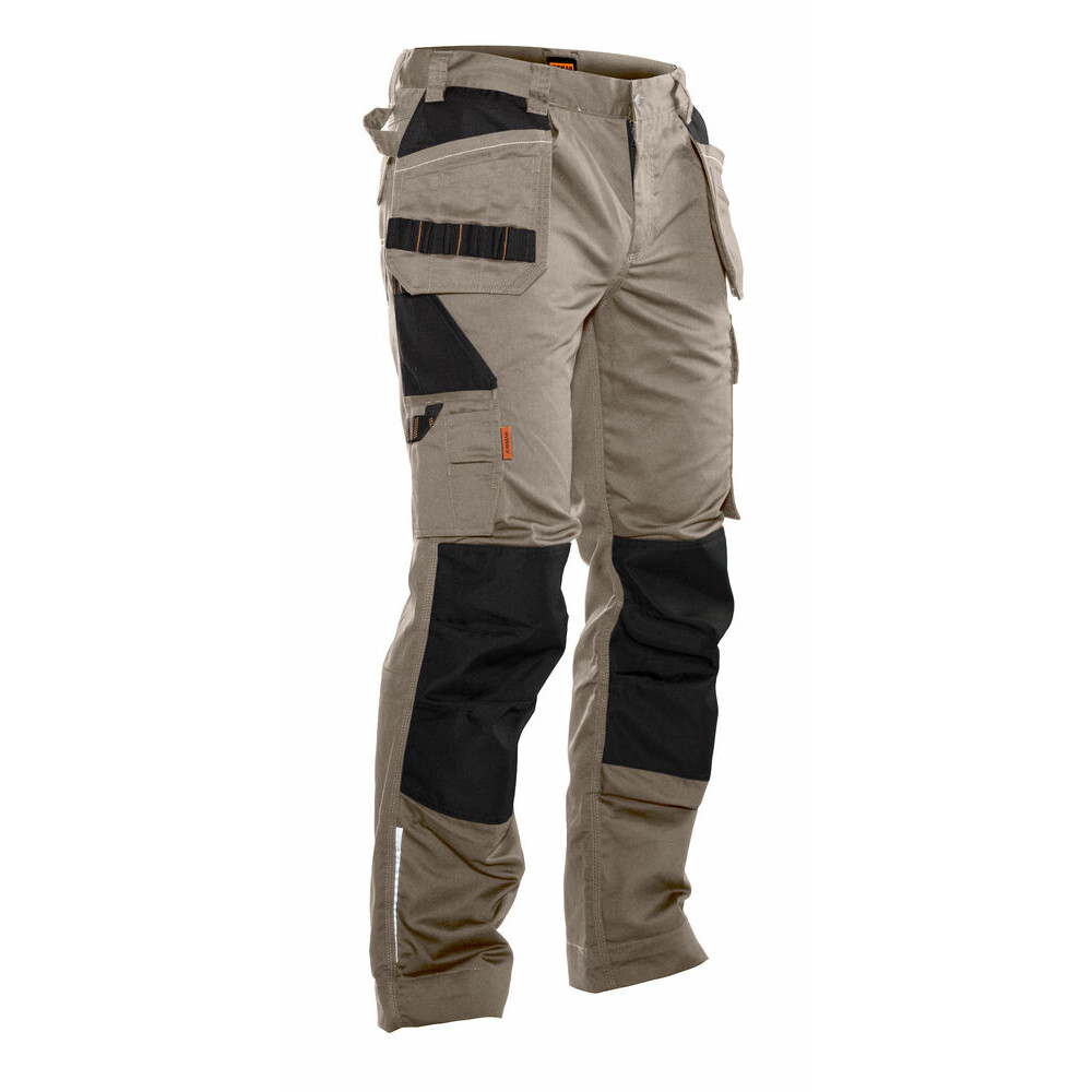 2322 Hantverksbyxa khaki/svart C42
